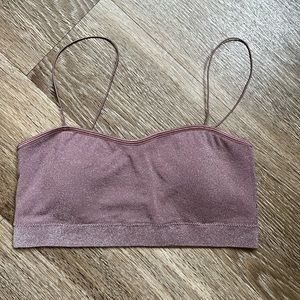 Garage Glitter Bandeau Top